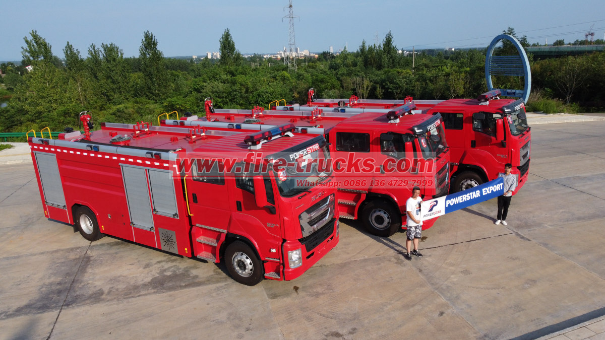 Dominican Republic 3 units GIGA Fire rescue vehicle