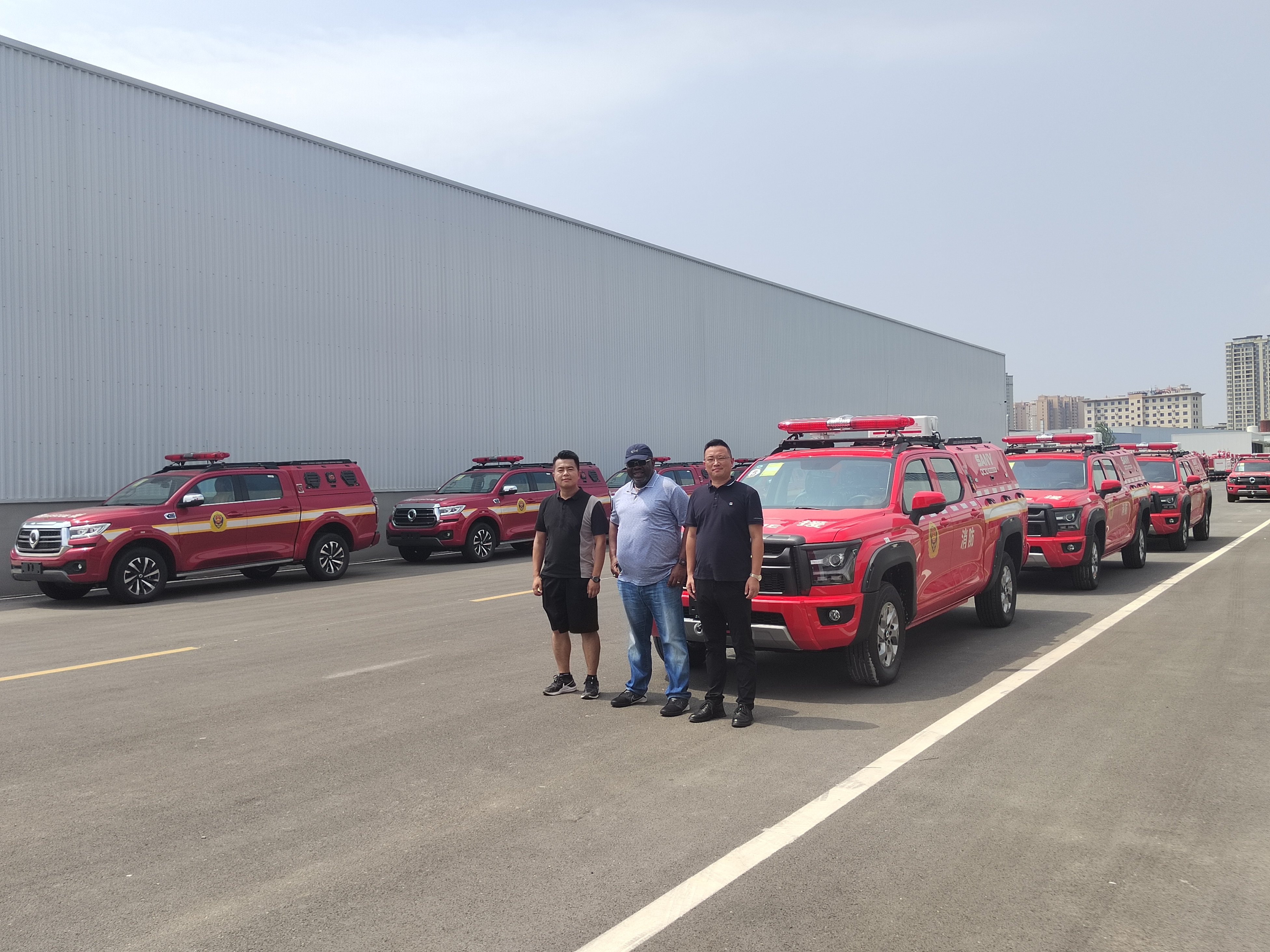 Nigeria 17units of 2,000L Isuzu mini fire engine