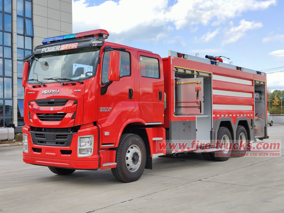 Philippines BFP red fire truck Isuzu Giga