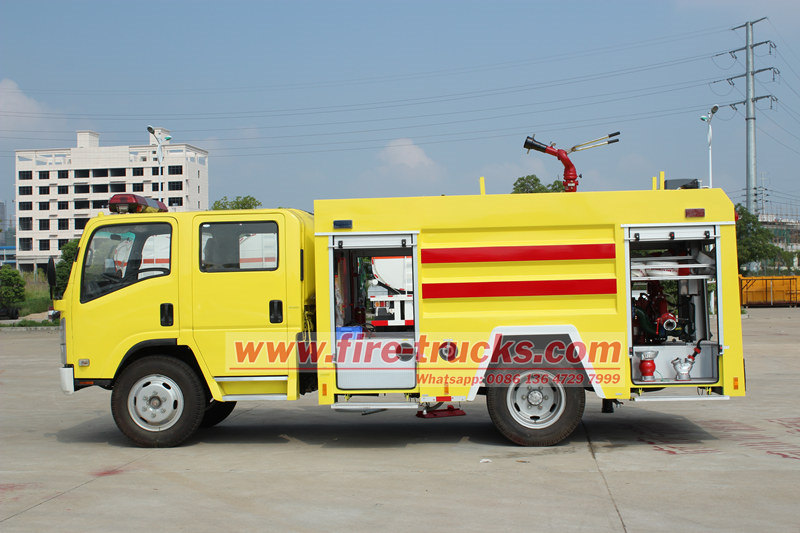 ISUZU tanker fire trucks for sale