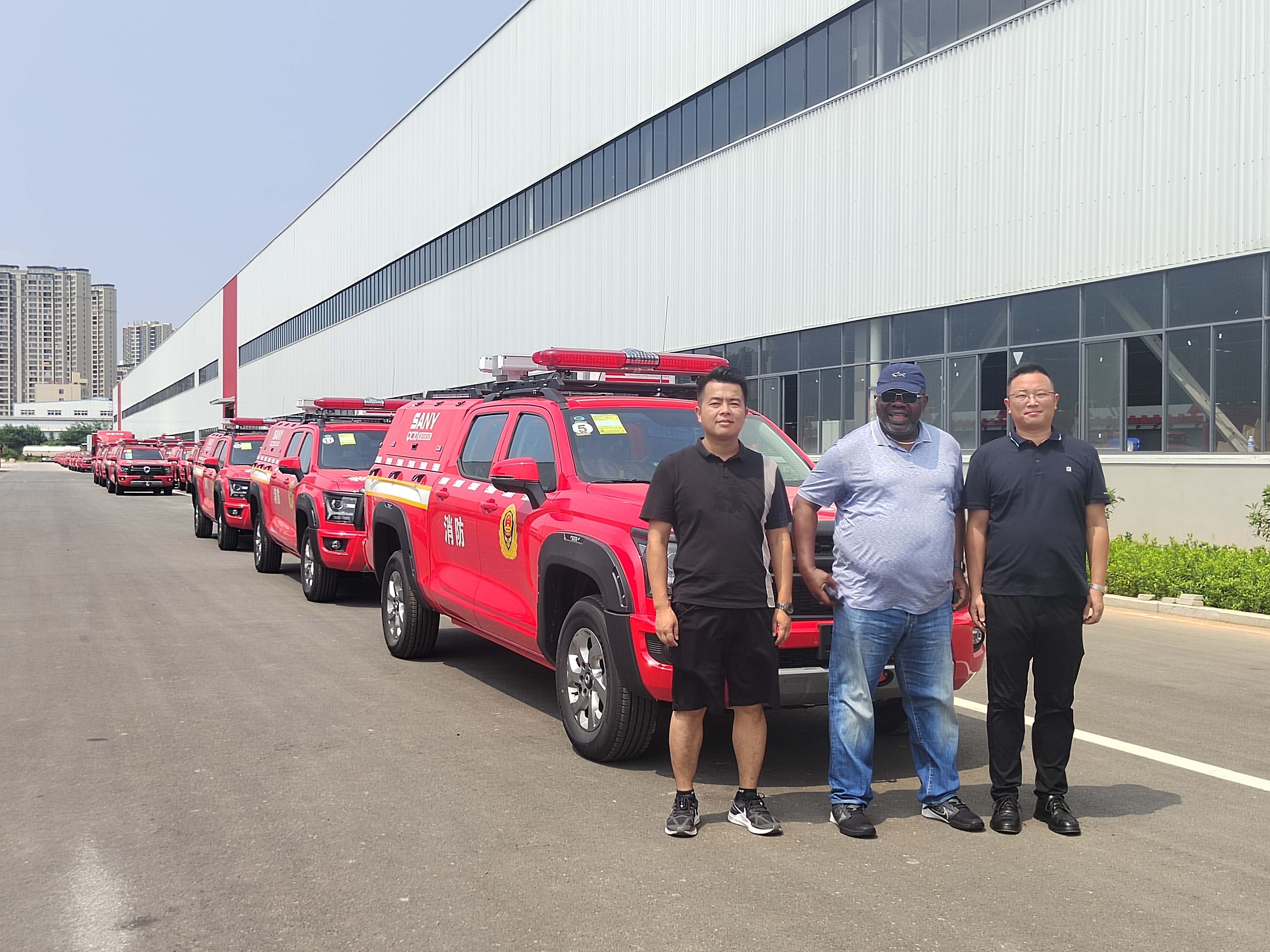 Nigeria 17units of 2,000L Isuzu mini fire engine