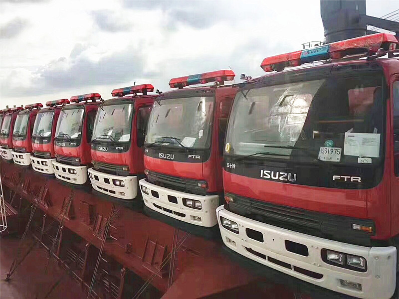 ISUZU fire trucks for shipment