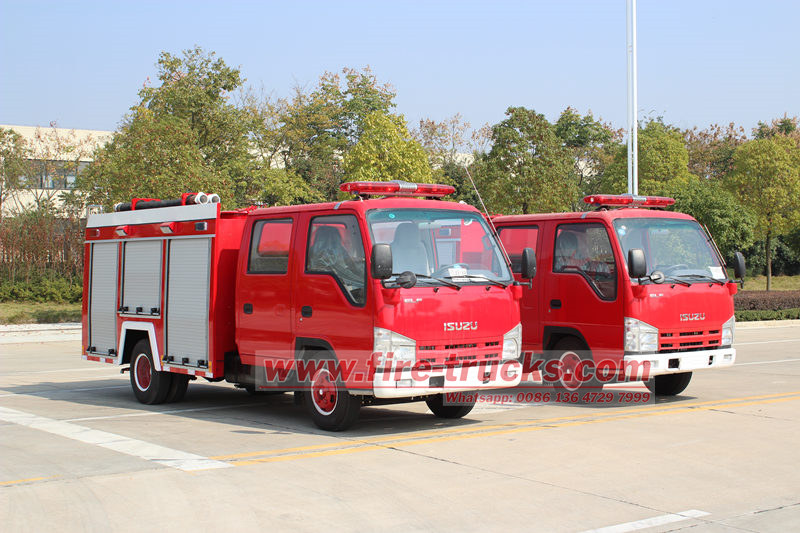 ISUZU NKR mini foam fire trucks