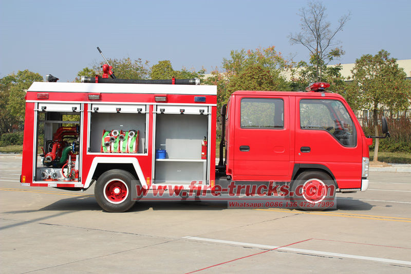 ISUZU NKR tanker fire trucks for sale