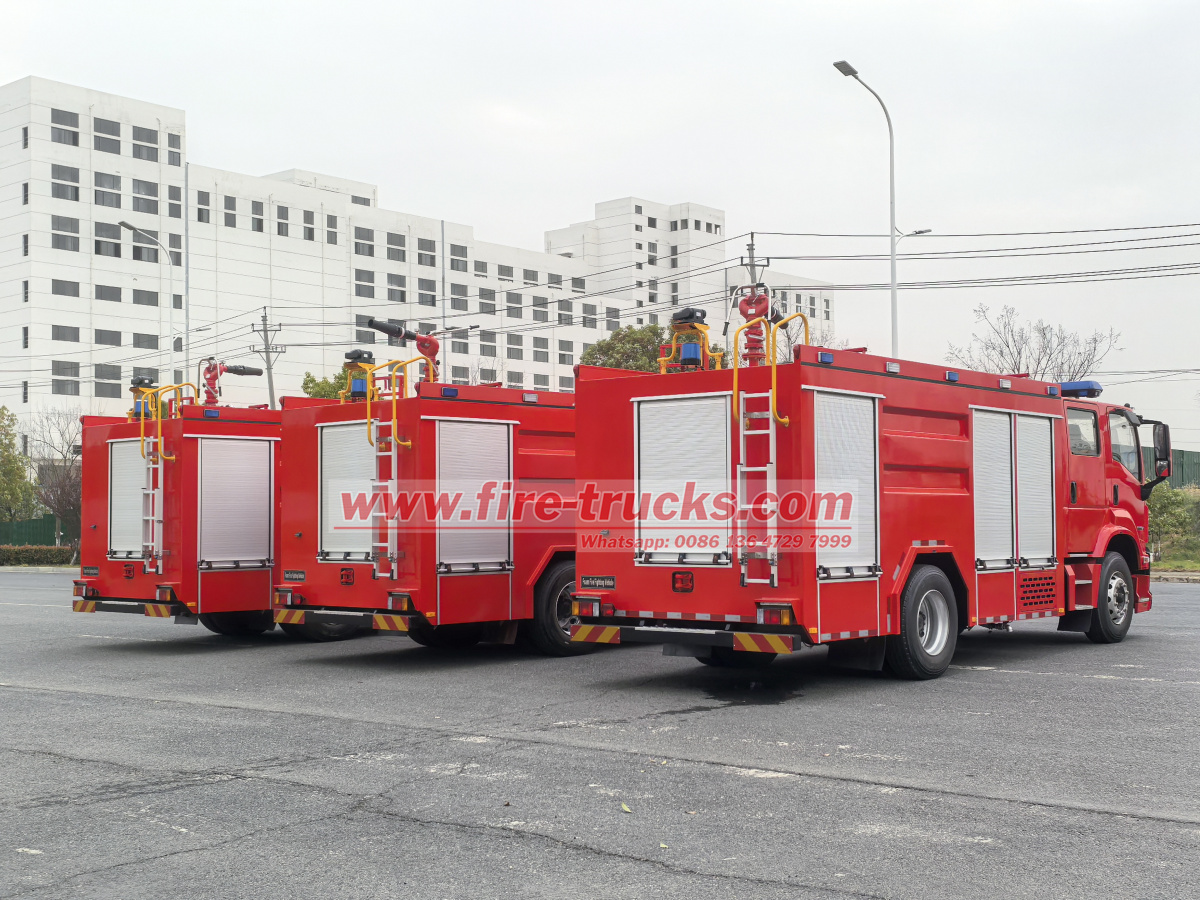 Isuzu 4x Giga Fire pump Fire truck