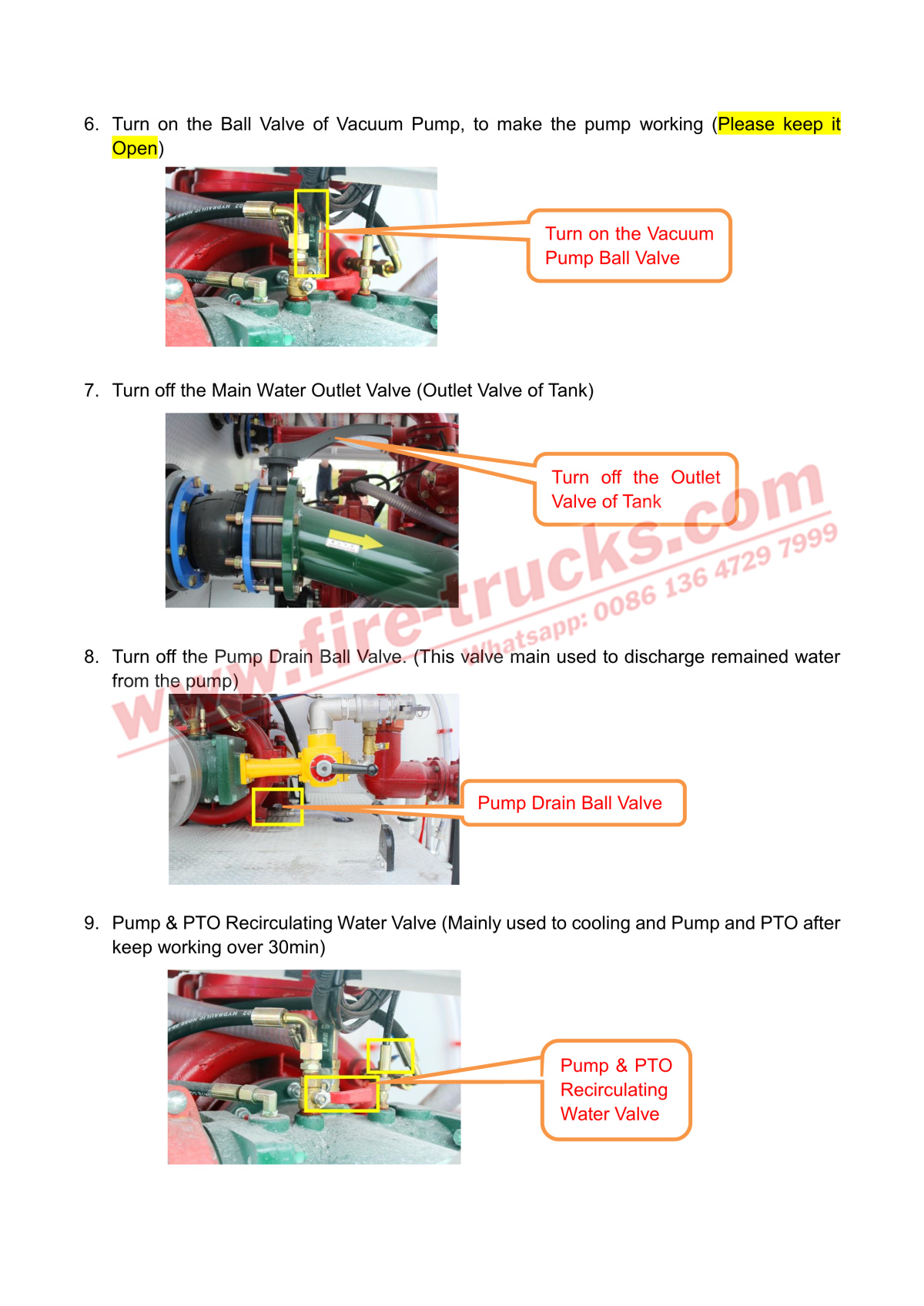 Engineering drawing of fire department rescue truck