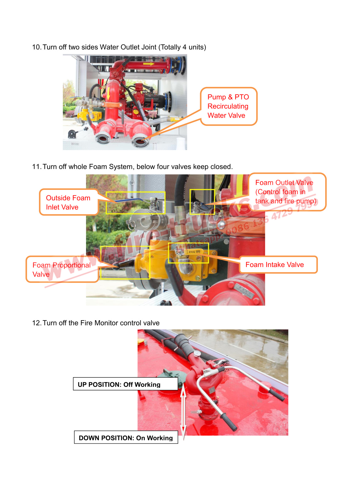 Engineering drawing of fire department rescue truck