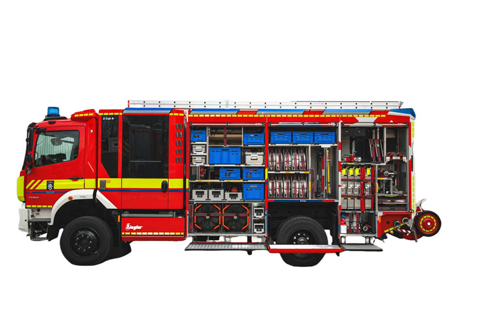 firefighting trucks