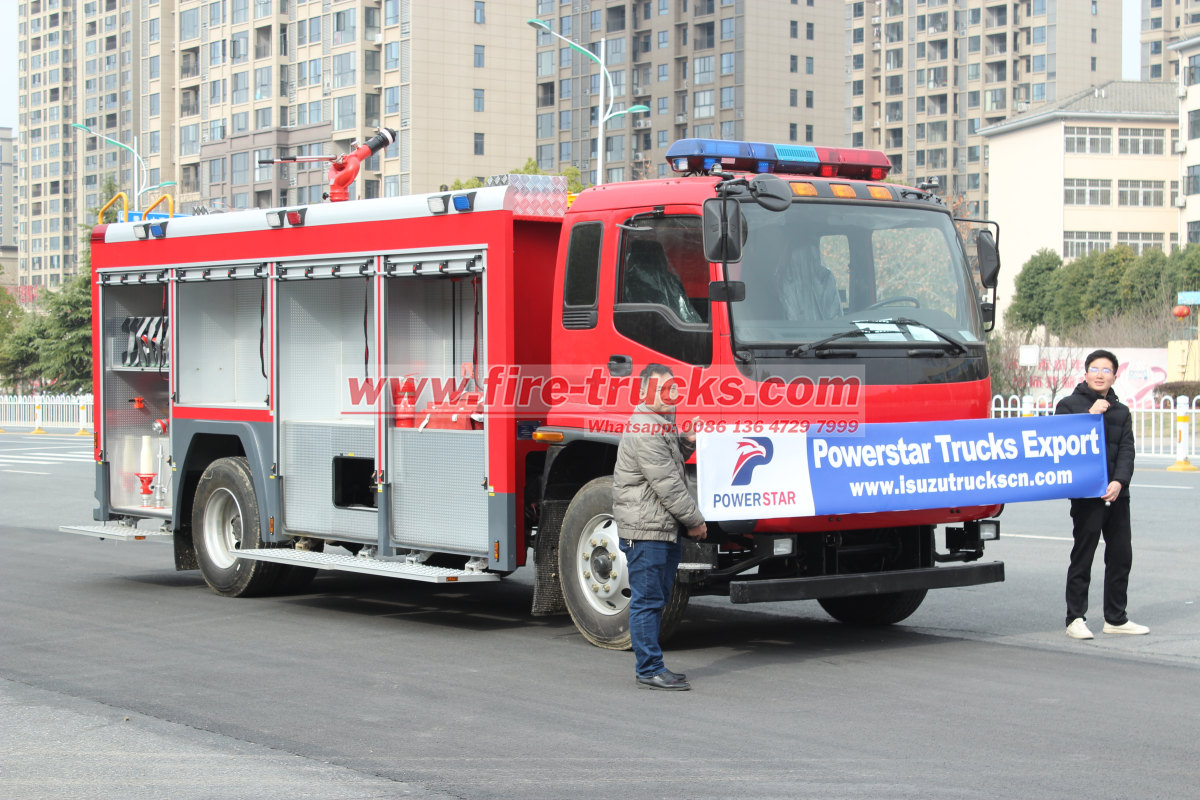 Mynamr Isuzu Rescue fire engine truck manufacturer