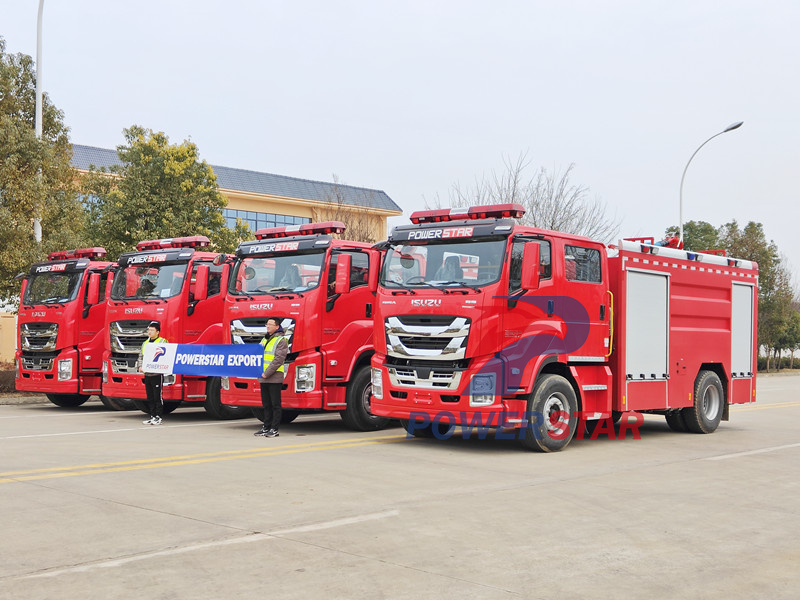 ISUZU GIGA Philippines fire fighting trucks
