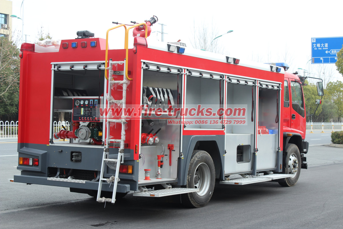 Mynamr Isuzu Rescue fire engine truck manufacturer