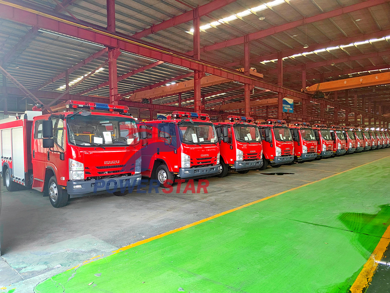Isuzu NPR 5000L fire fighting truck