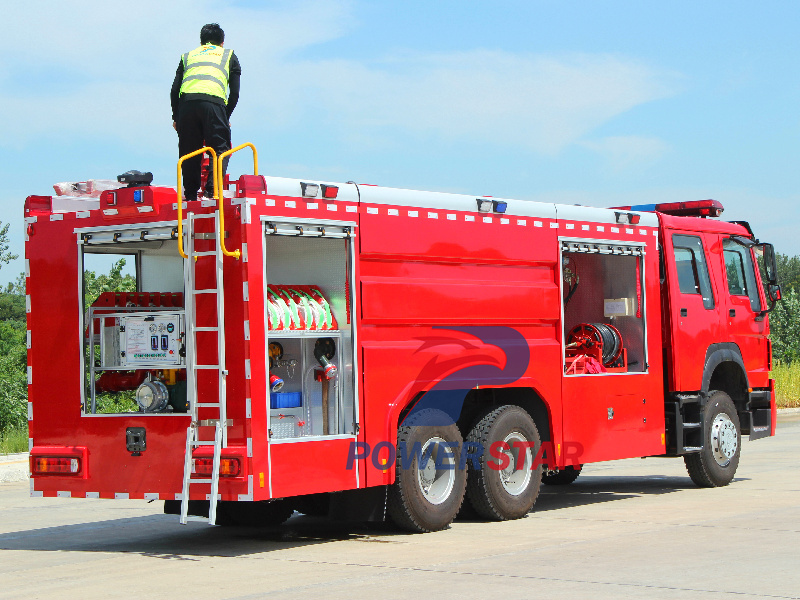 HOWO fire truck for usage