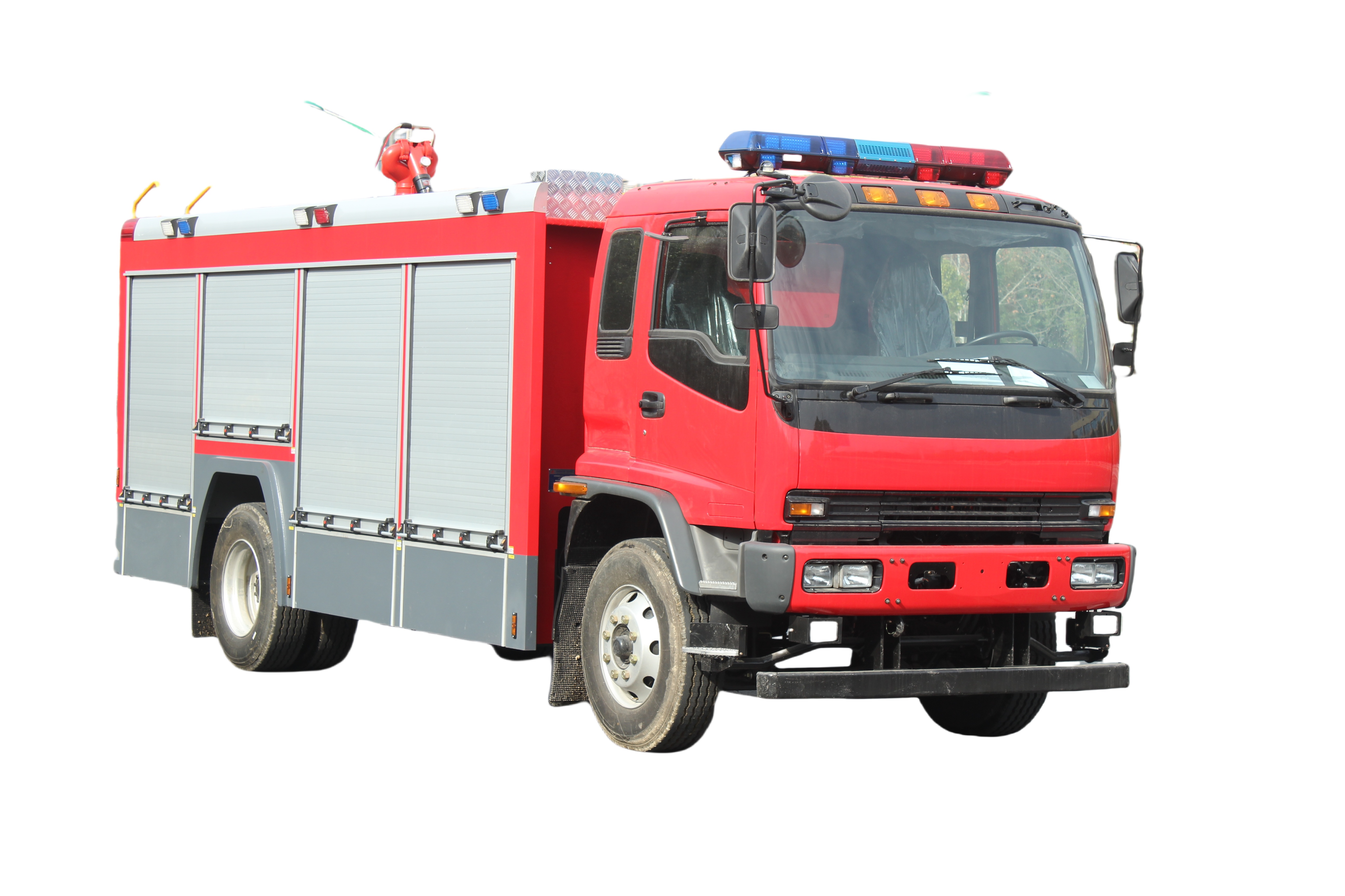 Myanmar earthquake rescue fire truck Isuzu