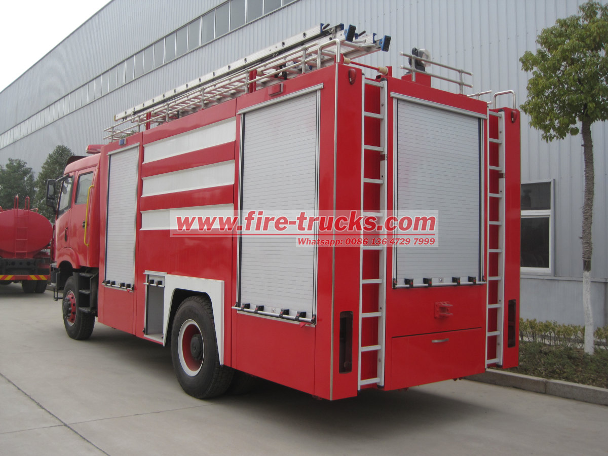 Uganda Police FAW 4x4 Fire Rescue Truck