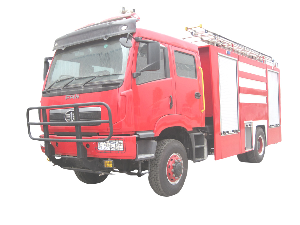 Uganda Police FAW 4x4 Fire Rescue Truck