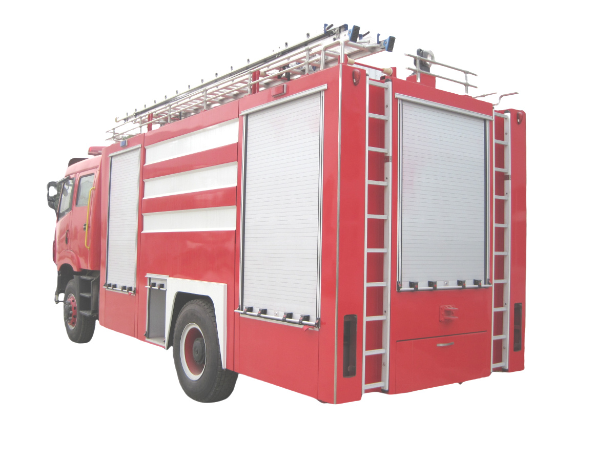 Uganda Police FAW 4x4 Fire Rescue Truck