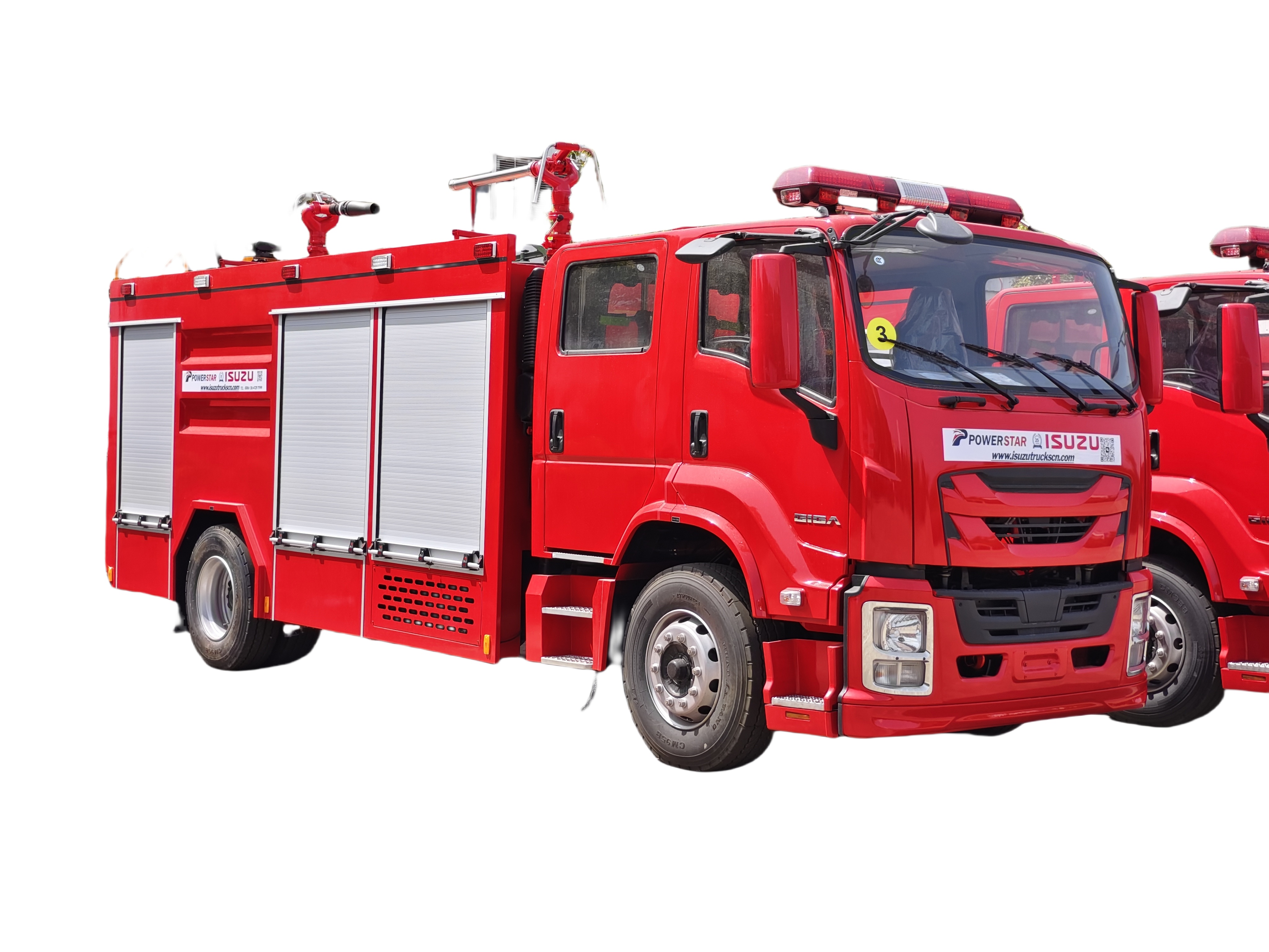Custom Isuzu Powder Fire Engine Trucks