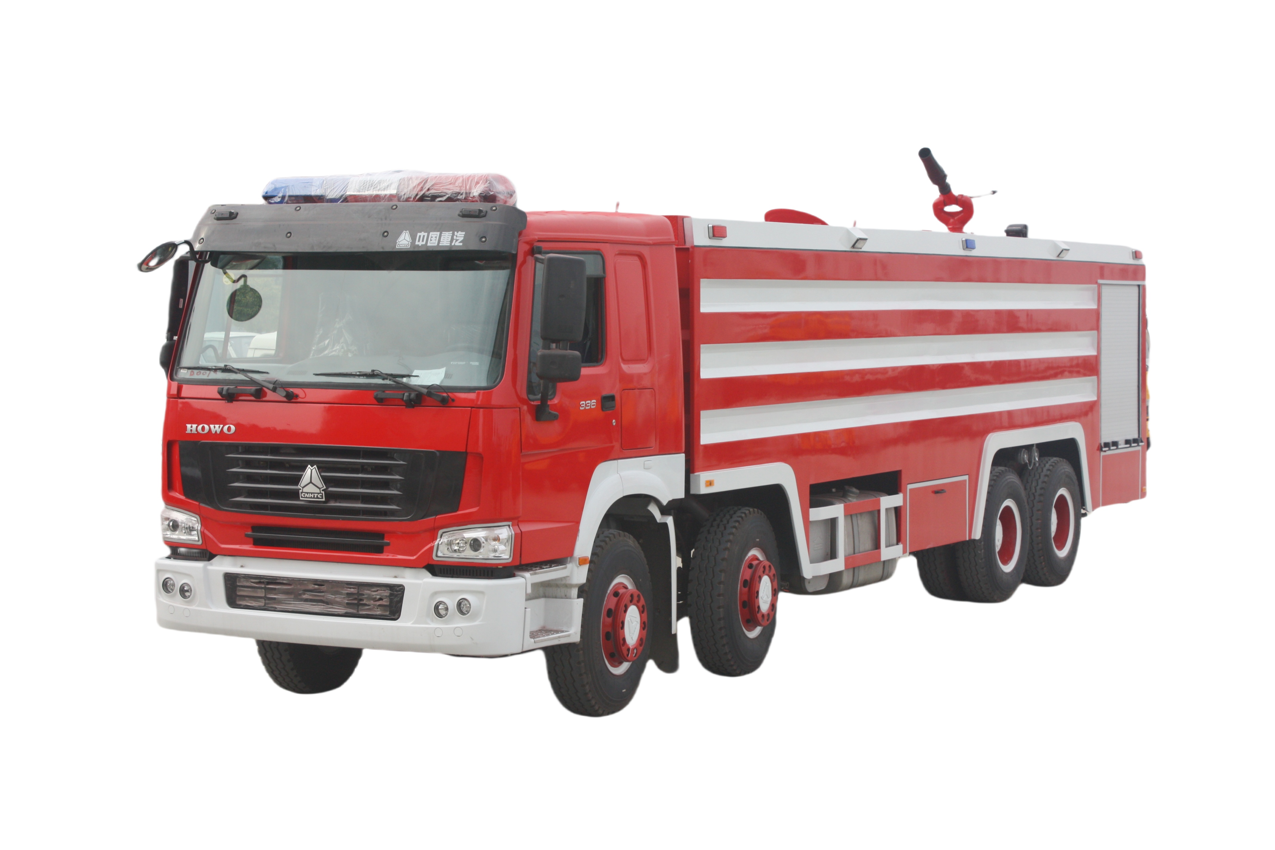 HOWO 25ton CB10/80 water fire truck factory