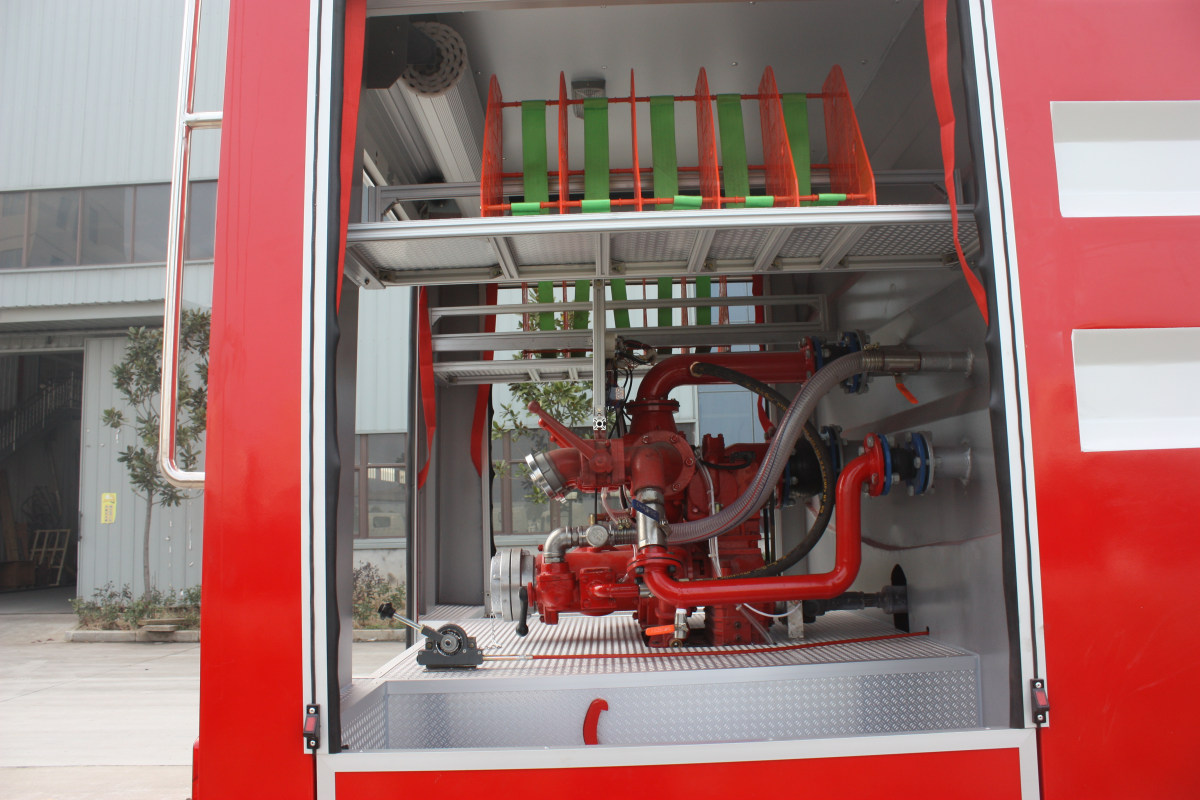 HOWO 25ton CB10/80 water fire truck factory