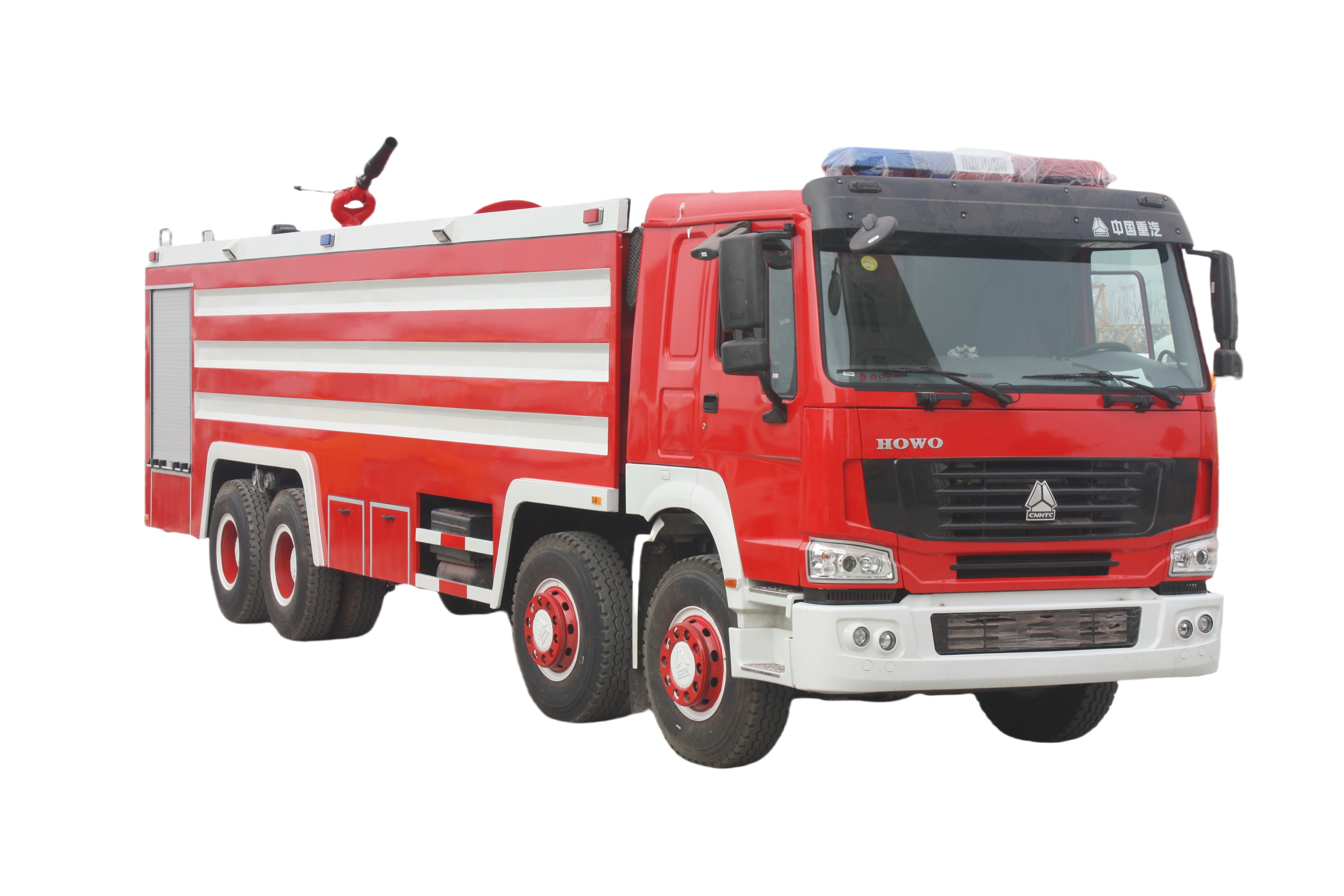 HOWO 25ton CB10/80 water fire truck factory
