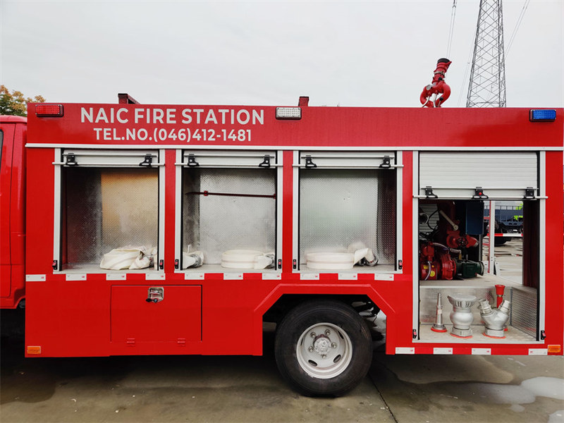 ISUZU 600P 3 ton water fire truck