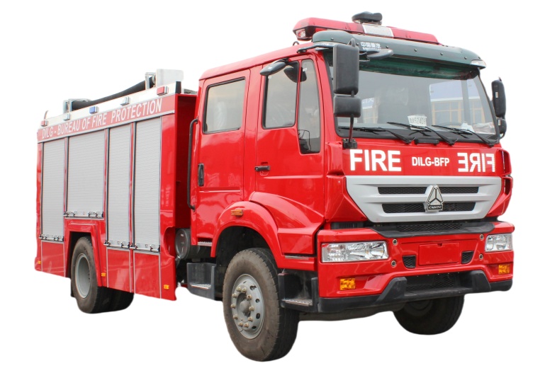 Philippines BFP water delivery fire truck HOWO