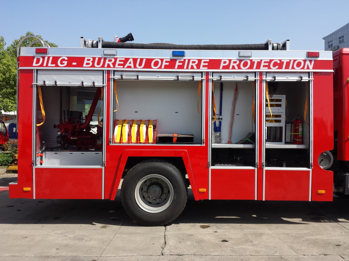Philippines BFP water delivery fire truck HOWO