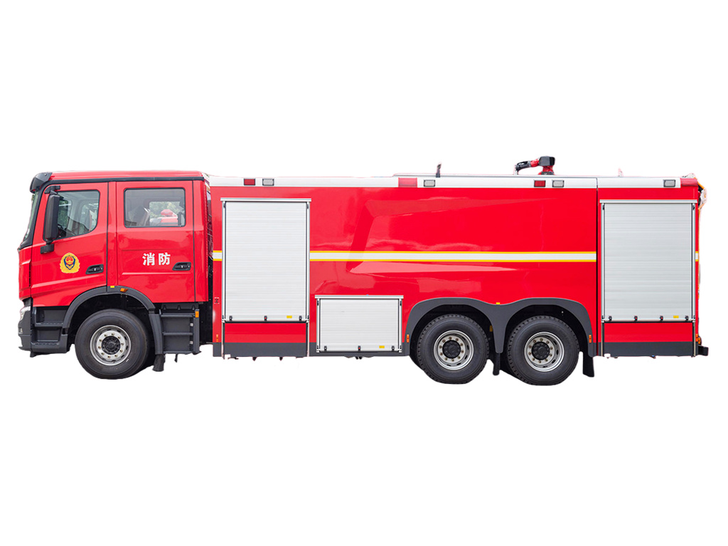 Beiben 420HP diesel engine fire pumpter truck