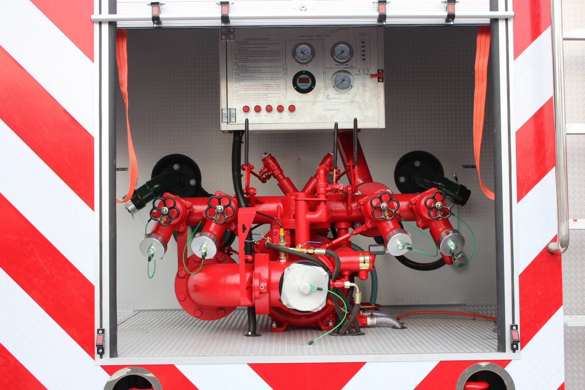 technical drawing for HOWO Fire and Emergency vehicles