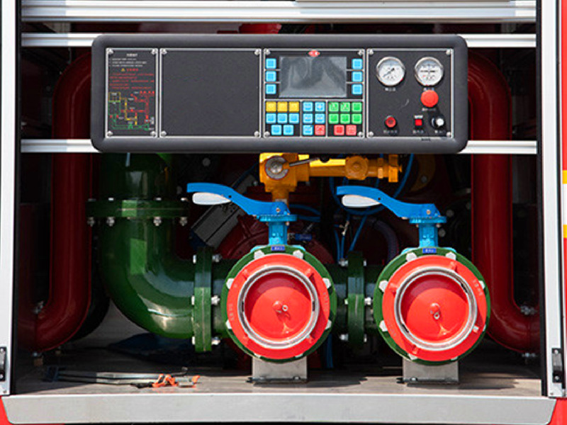 Beiben foam tanker fire truck control device