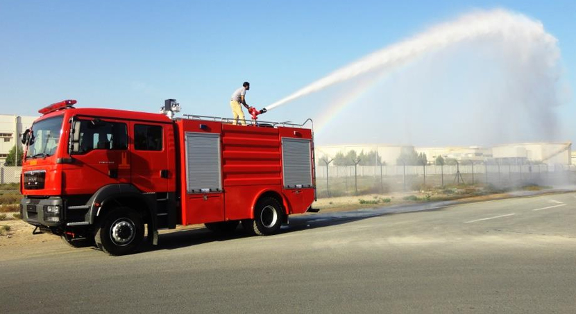 ISUZU FTR-FVR custom fire trucks technical drawing