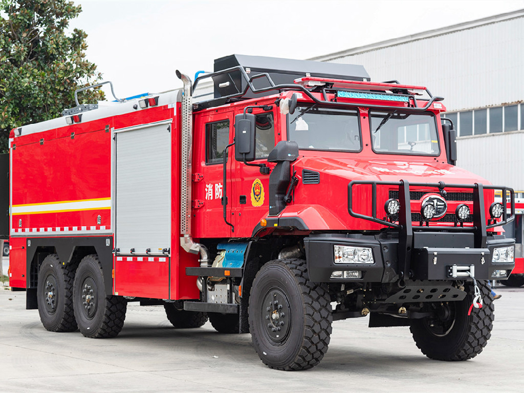 FAW 6 wheeler fire rescue truck