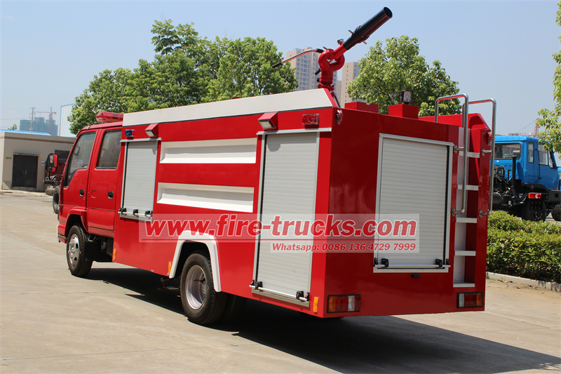 isuzu 6 wheeler water foam fire truck