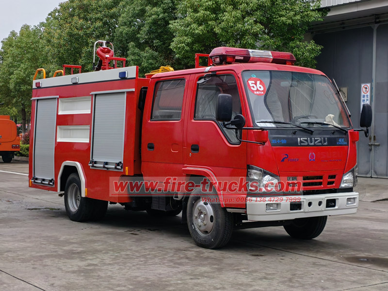 Custom ISUZU foam tanker fire truck