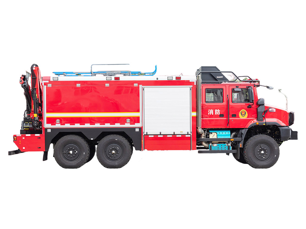 FAW 6x6 all terrain fire rescue truck