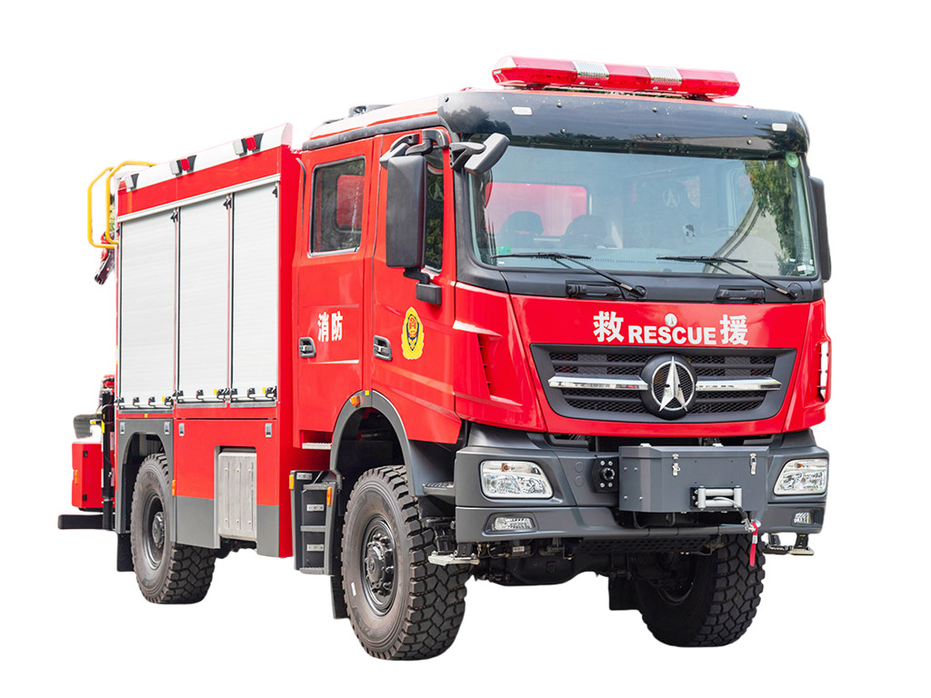 Beiben V3 all terrain fire rescue truck