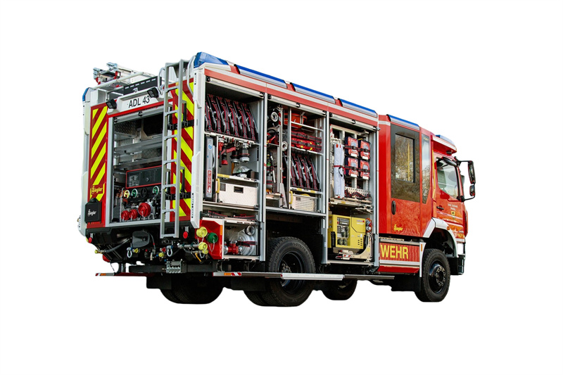 benz airport fire rescue truck