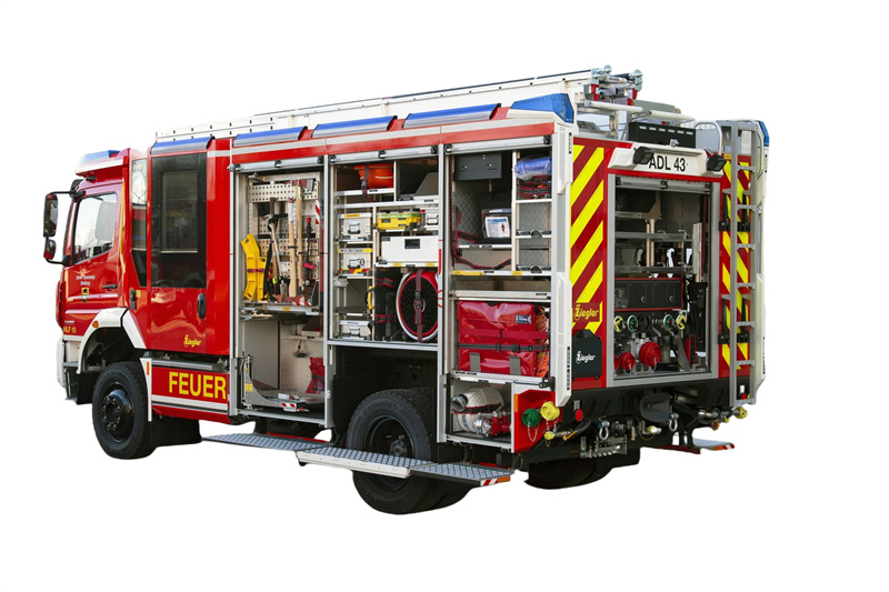 benz airport fire rescue truck