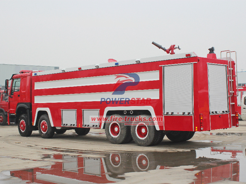 HOWO pumper tanker fire truck