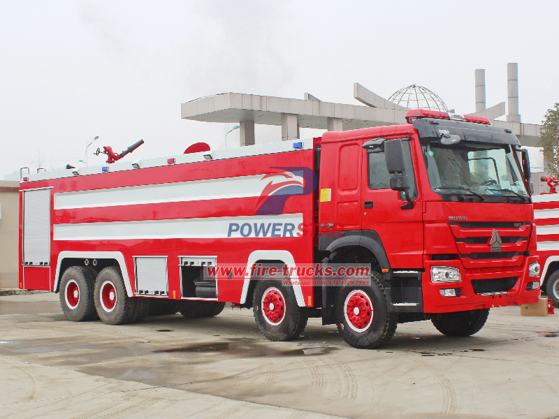 HOWO pumper tanker fire truck