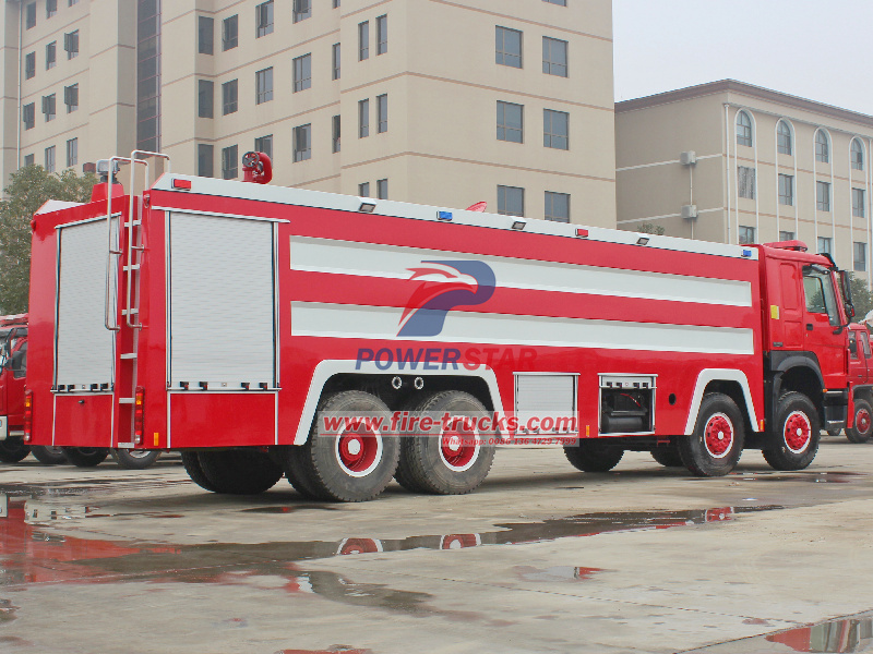 HOWO heavy foam tanker fire fighting truck