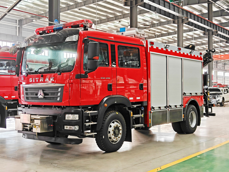 HOWO heavy duty emergency rescue fire truck