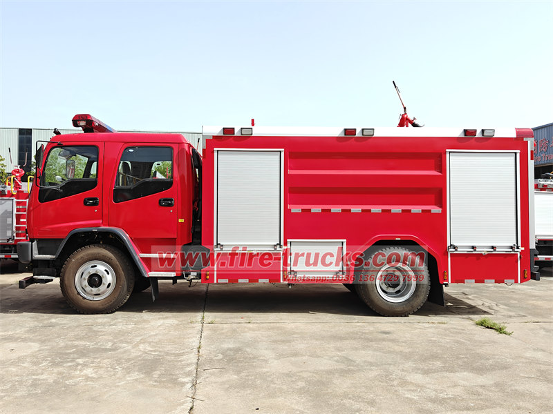 ISUZU FVR tanker fire truck for sale
