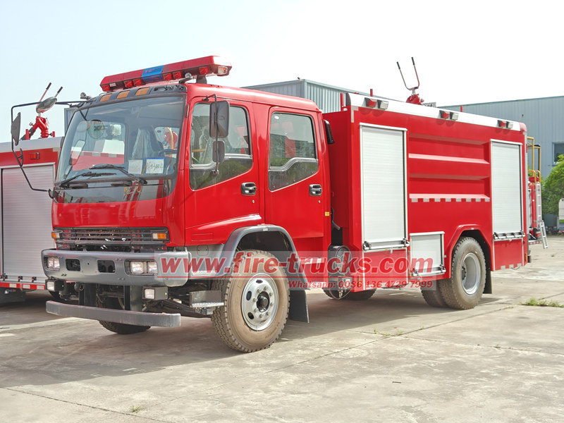 ISUZU FVR water foam fire tanker