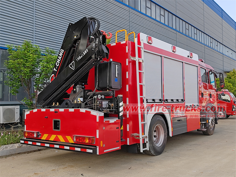 Howo 4x2 medium fire protection tender