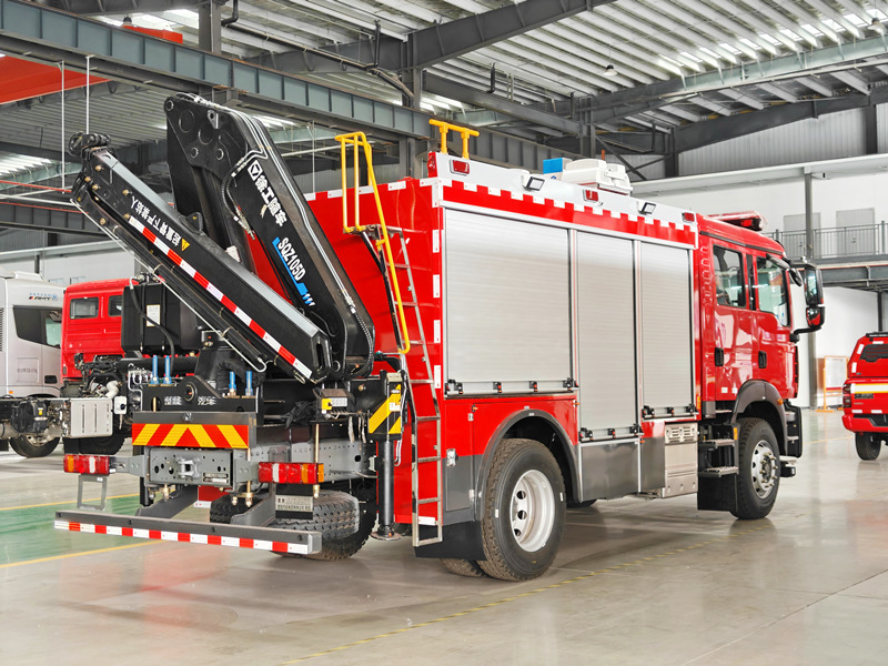 HOWO emergency rescue fire truck