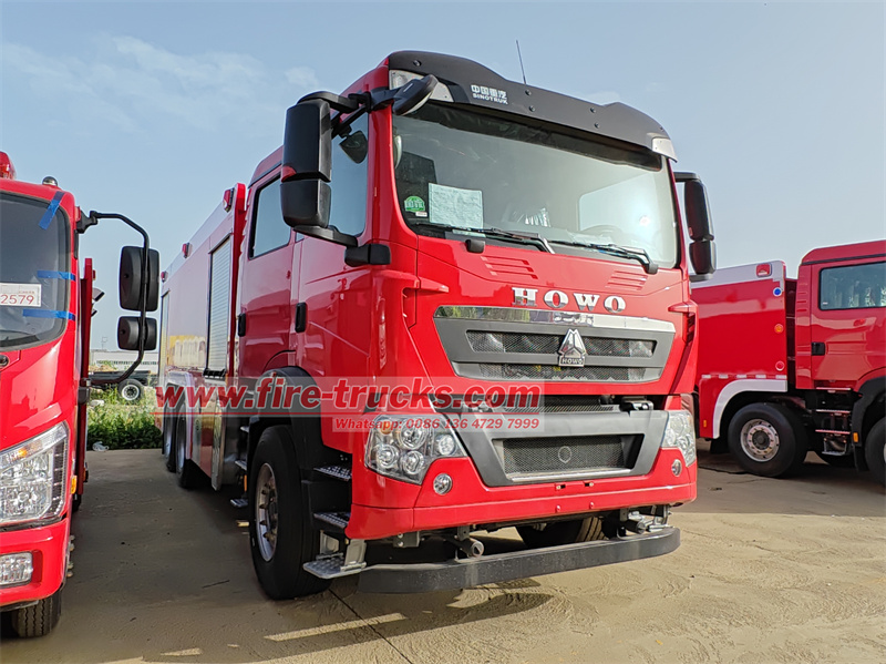 HOWO 6x4 heavy rescue apparatus fire truck