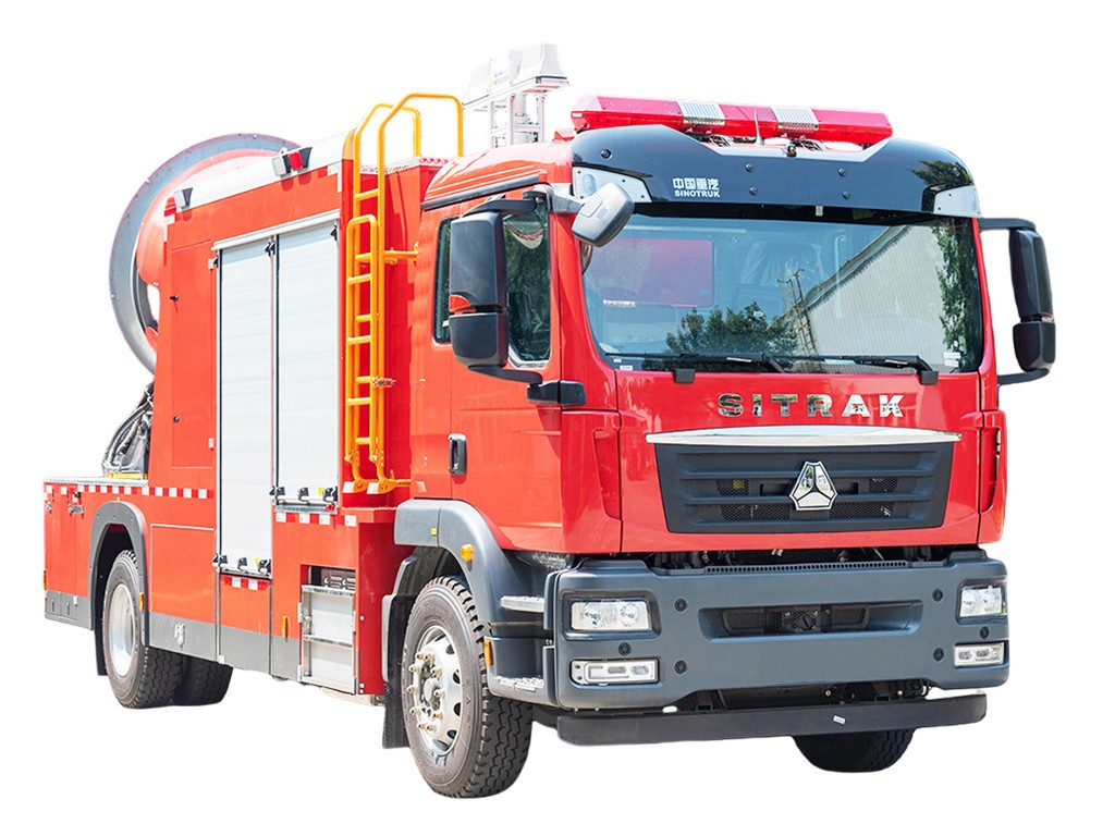 Sinotruk SITRAK smoke exhaust fire fighting truck