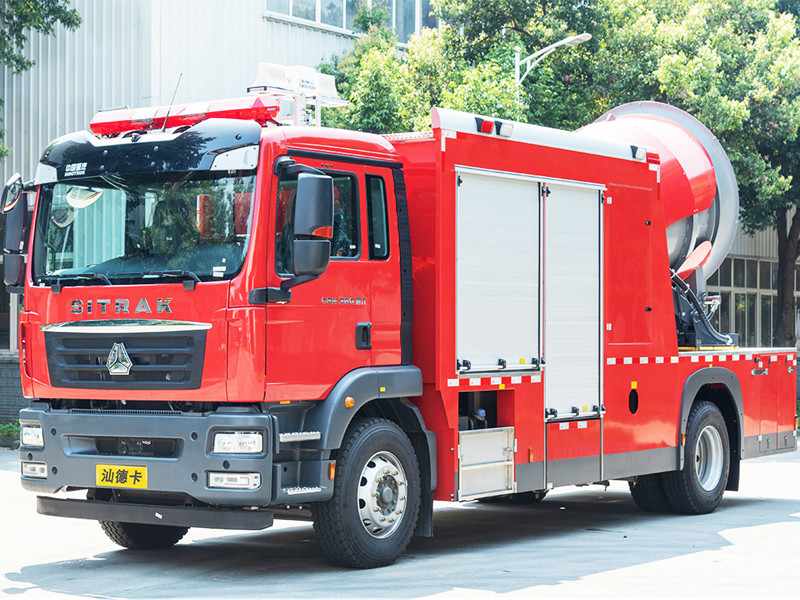 HOWO smoke exhaust fire truck